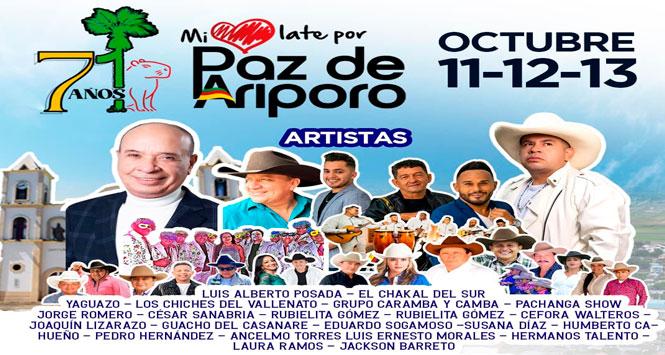 Fiestas Aniversarias 2024 en Paz de Ariporo, Casanare Fiestas Aniversarias 2024 en Paz de Ariporo, Casanare