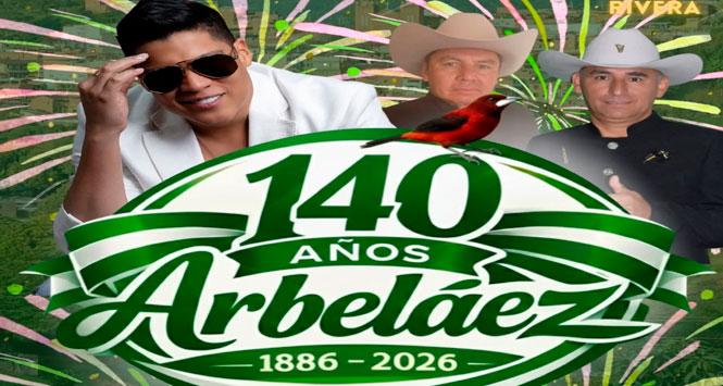 Fiestas Aniversarias 2026 en Arbeláez, Cundinamarca