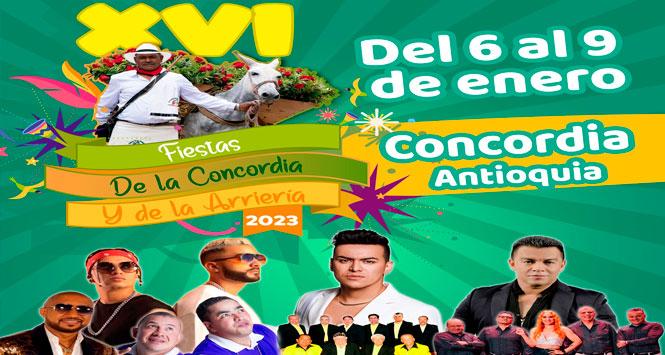 Fiestas de la Concordia y de la Arriería 2023 en Concordia, Antioquia