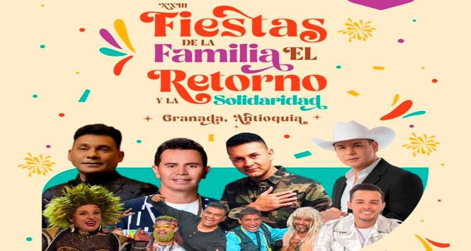 Fiestas de la Familia, el Retorno y la Solidaridad 2026 en Granada, Antioquia