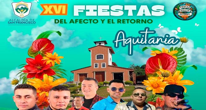 Fiestas del Afecto y el Retorno 2025 en San Francisco, Antioquia