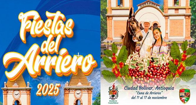 Fiestas del Arriero 2025 en Ciudad Bolívar, Antioquia