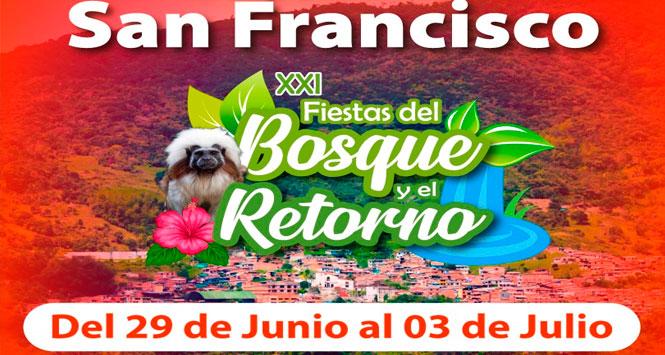 Fiestas del Bosque y el Retorno 2023 en San Francisco, Antioquia
