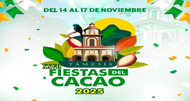 Fiestas del Cacao 2025 en Támesis, Antioquia