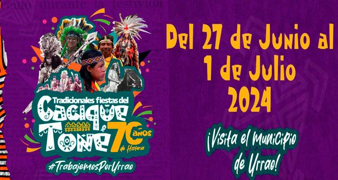 Fiestas del Cacique Toné 2024 en Urrao, Antioquia Fiestas del Cacique Toné 2024 en Urrao, Antioquia