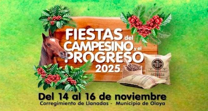 Fiestas del Campesino y el Progreso 2025 en Olaya, Antioquia