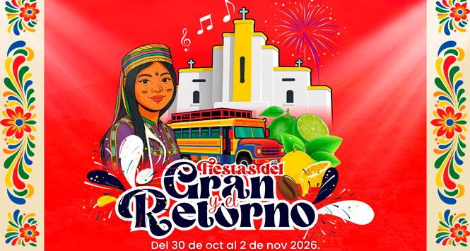 Fiestas del Grano y el Retorno 2026 en Dabeiba, Antioquia