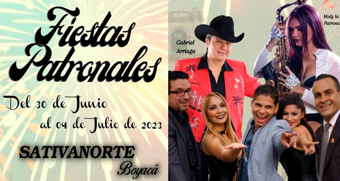 Fiestas Patronales 2023 en Sativanorte, Boyacá