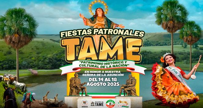 Fiestas Patronales 2025 en Tame, Arauca