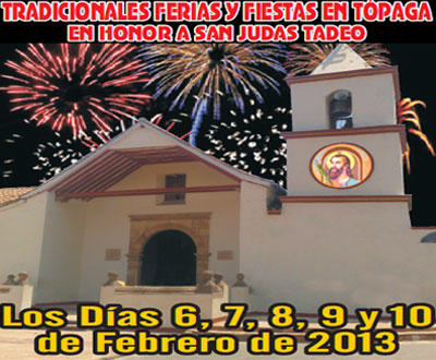 Ferias y Fiestas en Tópaga, Boyacá