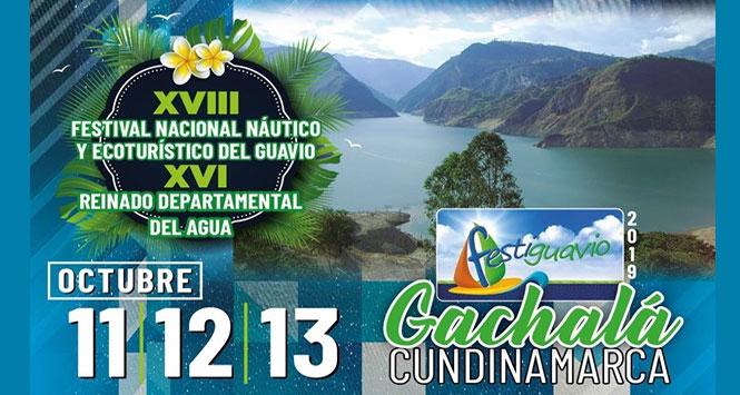 Festival Nacional Náutico y Ecoturístico 2019 en Gachalá, Cundinamarca