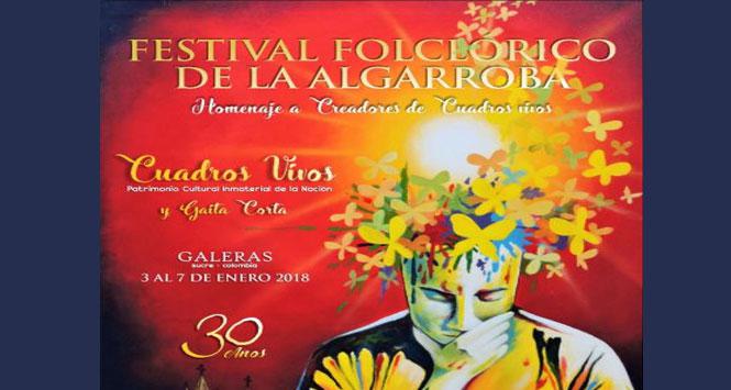 Festival Folclórico de la Algarroba 2018 en Galeras, Sucre