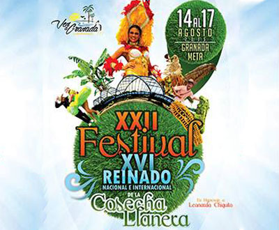 Festival y Reinado Nacional de la Cosecha Llanera 2015 en Granada, Meta