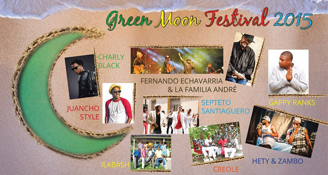 Programación Green Moon Festival 2015 en San Andrés
