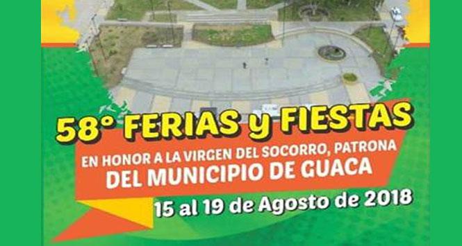 Ferias y Fiestas 2018 en Guaca, Santander