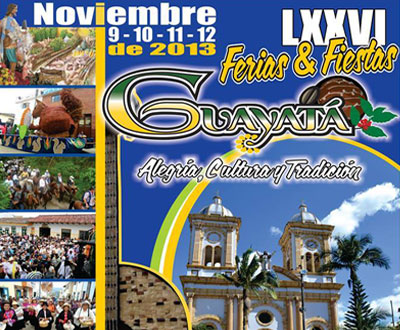 Ferias y Fiestas en Guayatá, Boyacá