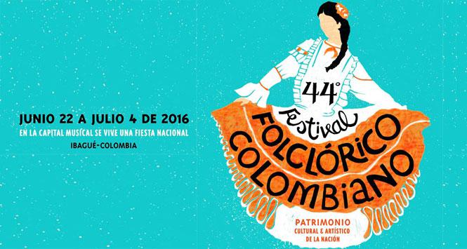 Programación Festival Folclórico Colombiano 2016 en Ibagué