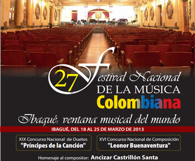 Festival Nacional de Música Colombiana en Ibagué