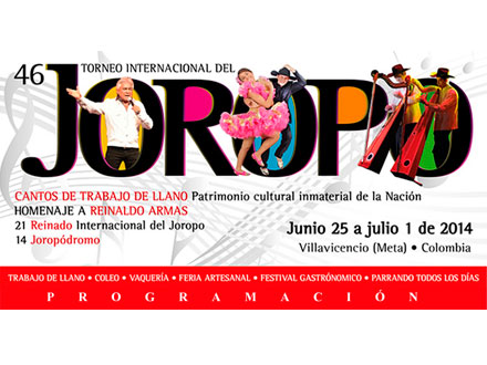 Programación del Torneo Internacional del Joropo 2014 en Villavicencio