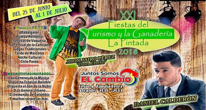 Fiestas del Turismo y la Ganadería 2018 en La Pintada, Antioquia