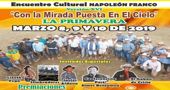 Encuentro Cultural Napoleón Franco 2019 en La Primavera, Vichada