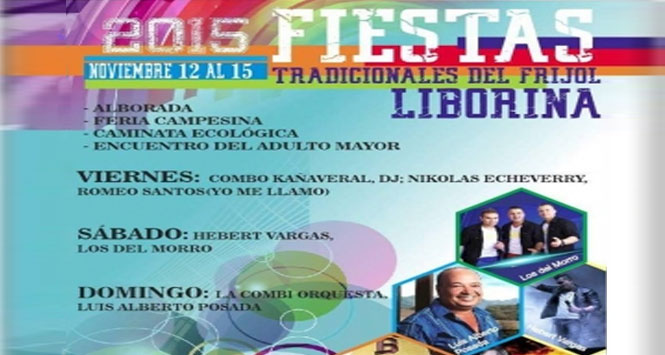 Fiestas del Frijol 2015 en Liborina, Antioquia