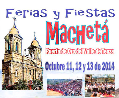 Ferias y Fiestas 2014 en Machetá, Cundinamarca