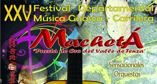 Festival Departamental Música Guasca Carrilera 2017 en Machetá, Cundinamarca