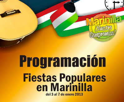 Fiestas Populares de Marinilla, del 3 al 7 de enero de 2013