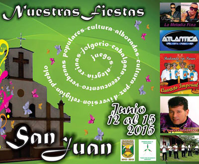 Fiestas de San Juan Bautista 2015 en Marmato, Caldas