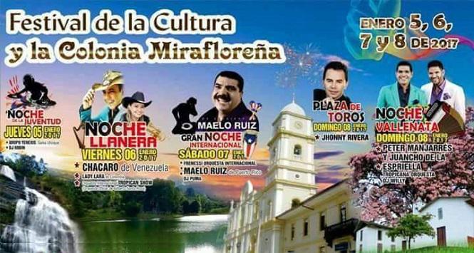 Festival de la Cultura y la Colonia 2017 en Miraflores, Boyacá