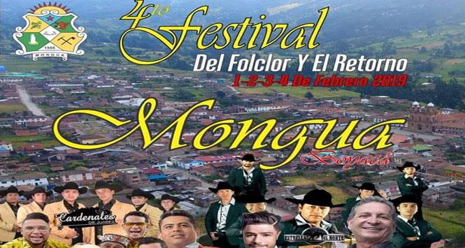 Festival del Folclor y el Retorno 2019 en Mongua, Boyacá
