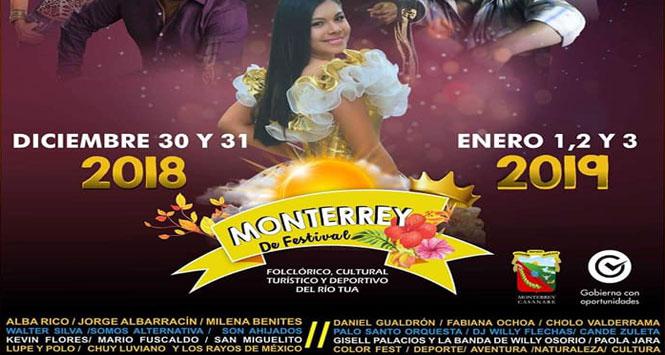 Festival de Verano Río Tua 2018 en Monterrey, Casanare