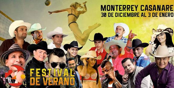 Festival de Verano 2016 en Monterrey, Casanare
