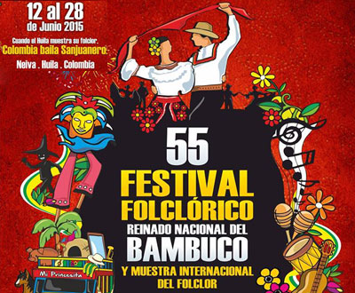 Festival Folclórico y Reinado Nacional del Bambuco 2015 en Neiva, Huila
