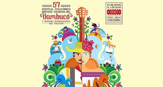 Festival Folclórico y Reinado Nacional del Bambuco 2017 en Neiva, Huila