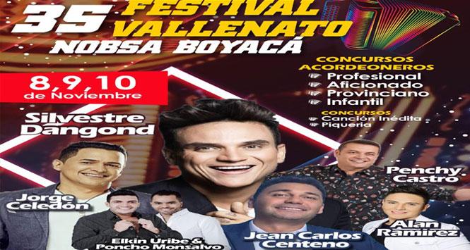 Festival Vallenato 2019 en Nobsa, Boyacá