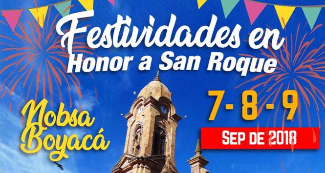 Festividades San Roque 2018 en Nobsa, Boyacá