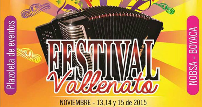 Festival Vallenato 2015 en Nobsa, Boyacá