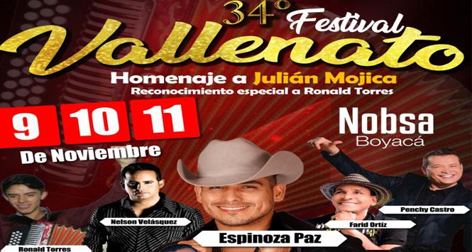 Festival Vallenato 2018 en Nobsa, Boyacá