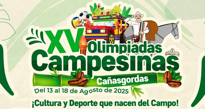 Olimpiadas Campesinas 2025 en Cañasgordas, Antioquia