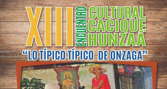 Encuentro Cultural Cacique Hunzaá 2018 en Onzaga, Santander