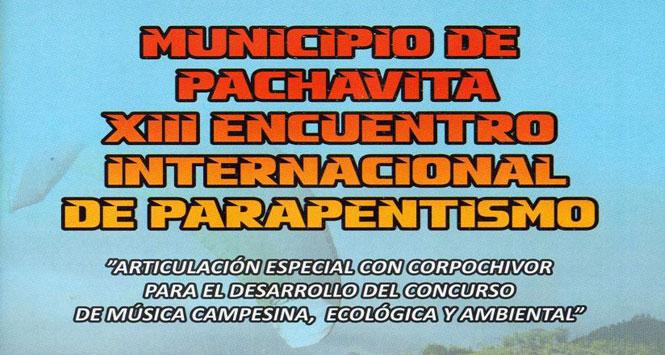 Encuentro Internacional de Parapentismo 2016 en Pachavita, Boyacá