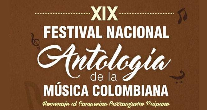 Festival Nacional Antología de la Música Colombiana 2017 en Paipa, Boyacá