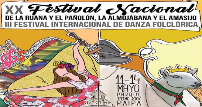 Festival Nacional de la Ruana, el Pañolón, la Almojábana y el Amasijo 2018 en Paipa, Boyacá