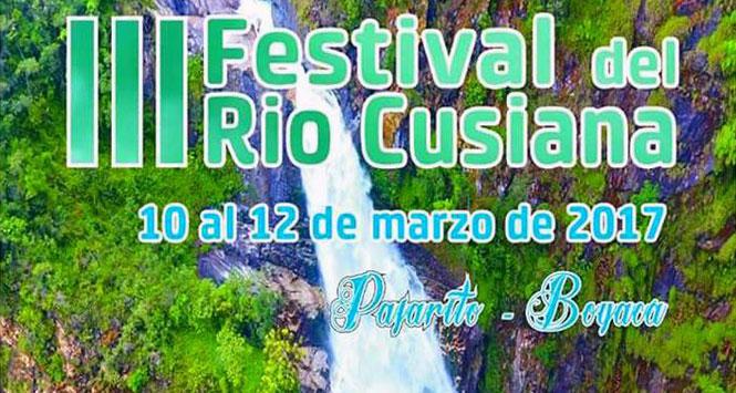 Festival del Río Cusiana 2017 en Pajarito, Boyacá