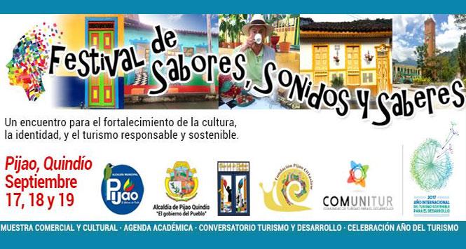 Festival de Sabores, Sonidos y Saberes 2017 en Pijao, Quindío