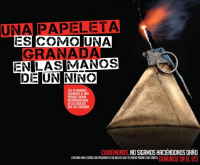 Prohíben pólvora y globos para navidad en Medellín