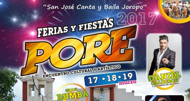 Ferias y Fiestas 2017 en Pore, Casanare