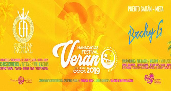 Manacacías Festival de Verano 2019 en Puerto Gaitán, Meta